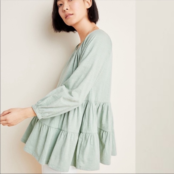 NWT Anthropology Isola Tiered Top - Picture 2 of 3